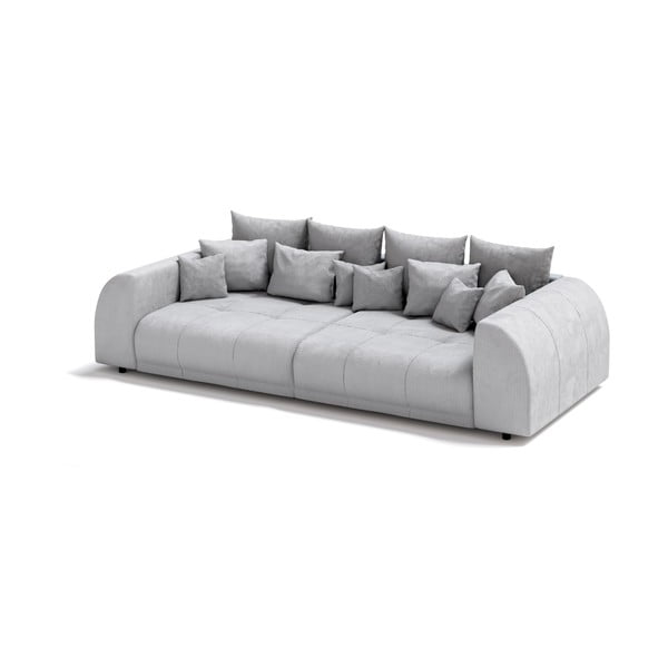 Ciemnoszara sztruksowa sofa 310 cm Vanessa – Ropez
