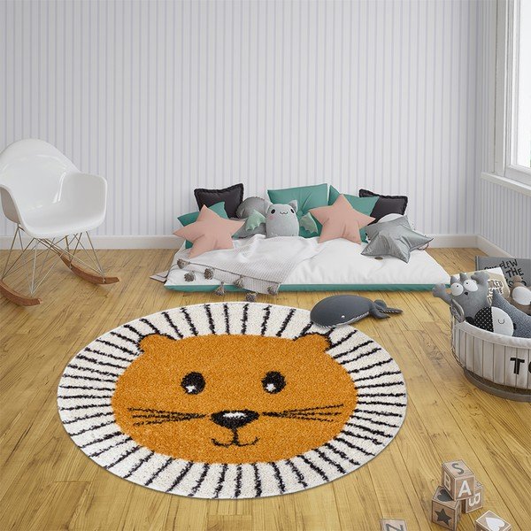 Dywan dziecięcy Zala Living Design Lion Thal, ø 160 cm-image-1