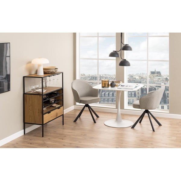 Stół z ceramicznym blatem 90x90 cm Malta – Actona-image-3