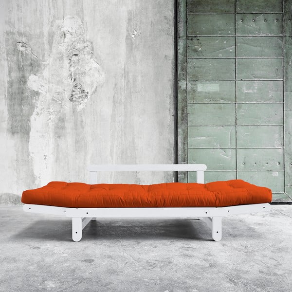 Sofa rozkładana Karup Beat White/Orange-image-2
