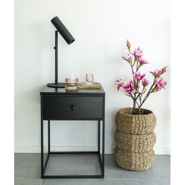 Czarna szafka nocna Vita – House Nordic-image-1