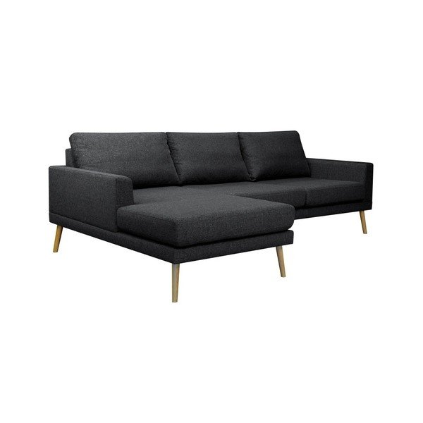 Czarny narożnik lewostronny Windsor & Co Sofas-image-1
