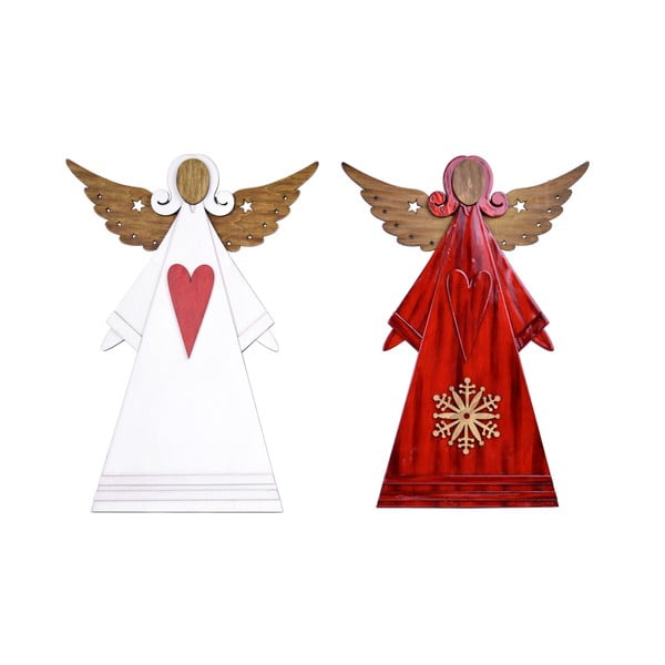 Zestaw 2 figurek świątecznych Ego Dekor Angel Curl