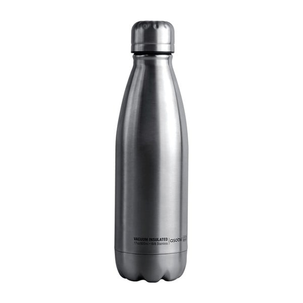 Butelka termiczna w srebrnej barwie Asobu Central Park, 500 ml