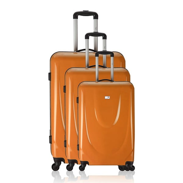 Komplet 3 walizek Valises Orange