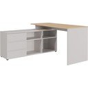 Biurko z blatem w dekorze dębu 145x146 cm Lissabon – Germania
