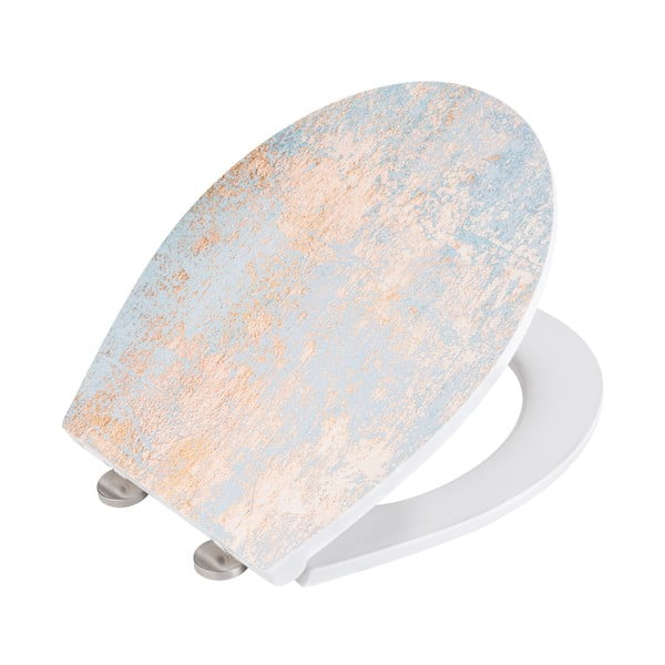 Deska sedesowa z automatycznym zamykaniem 37,5 x 44,5 cm Agate – Wenko-image-2