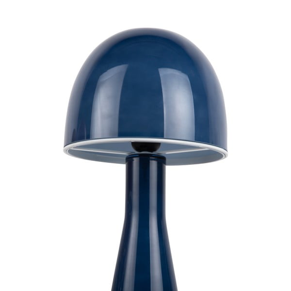 Ciemnoniebieska lampa stołowa ze szklanym kloszem (wysokość 45 cm) Bombin – Leitmotiv-image-2