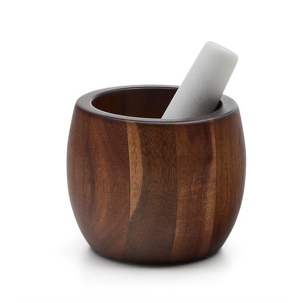 Drewniany moździerz Tori – Kave Home-image-3