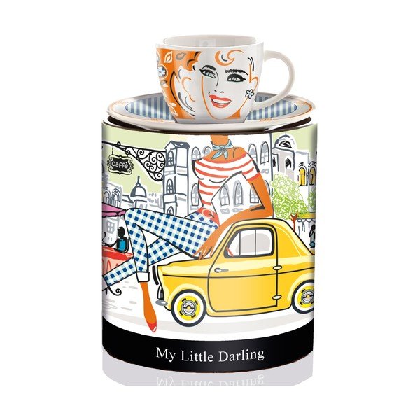 Zestaw porcelanowej filiżanki i spodka do espresso Ritzenhoff Michal Shalev, 80 ml-image-3
