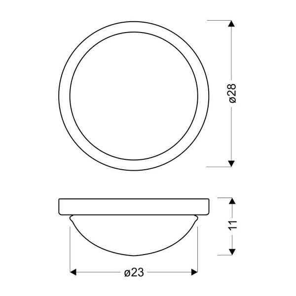 Lampa sufitowa w kolorze złota ze szklanym kloszem ø 28 cm Roda – Candellux Lighting-image-2