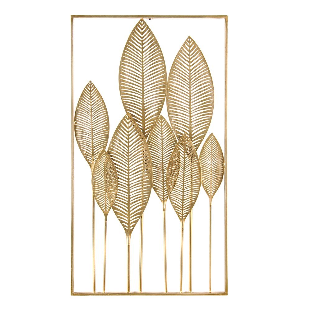 Metalowa dekoracja ścienna 52,5x95 cm Adhira – Bizzotto
