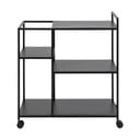 Czarny wózek barowy Actona Newcastle