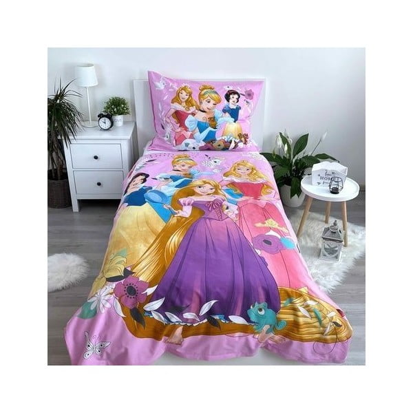 Bawełniana dziecięca pościel jednoosobowa 140x200 cm Princess – Jerry Fabrics-image-1