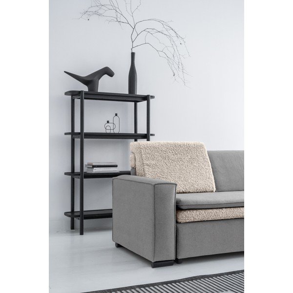 Szara rozkładana sofa 235 cm – Miuform-image-4