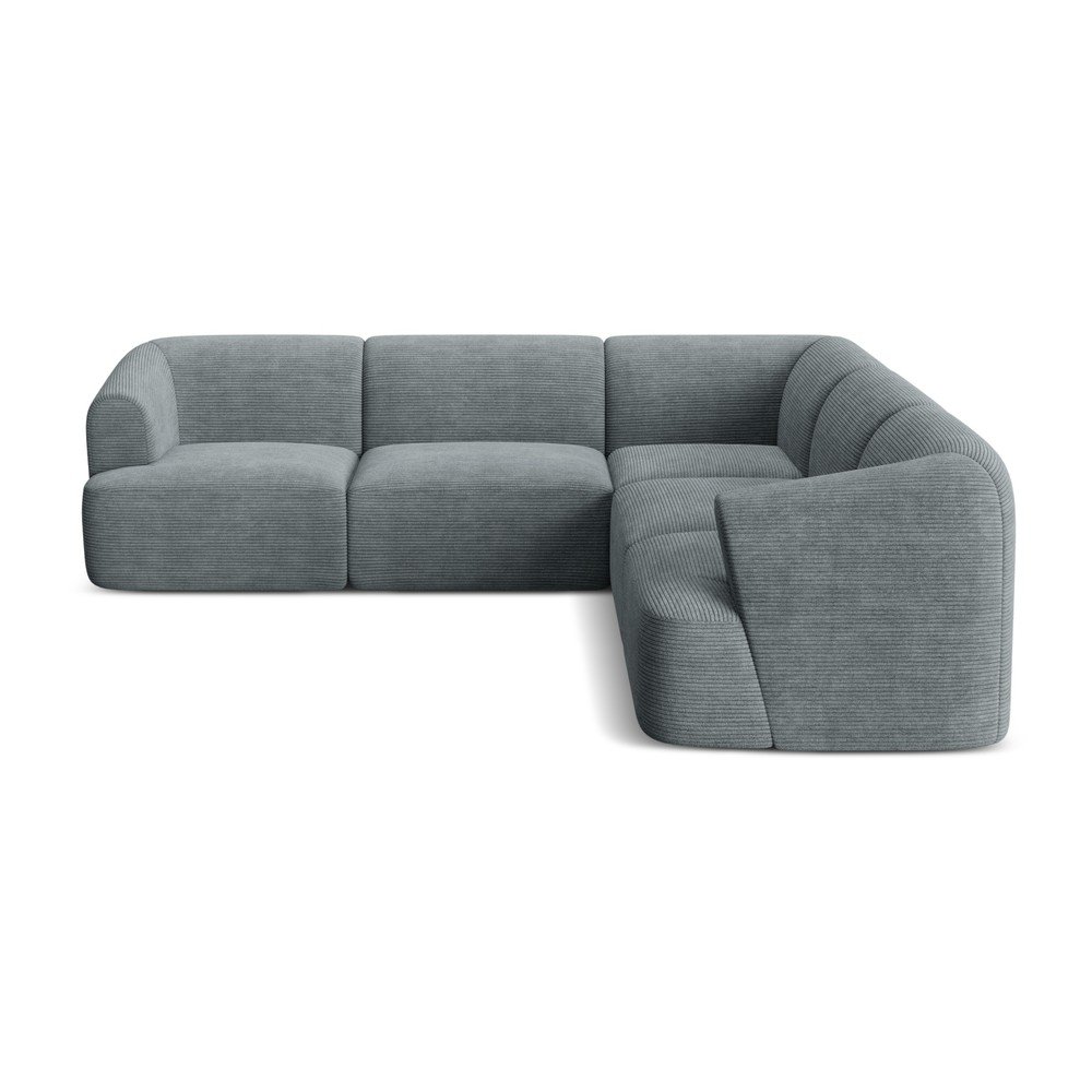 Ciemnoszary sztruksowy narożnik Campi – Cosmopolitan Design (zdjęcie 3)