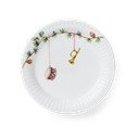 Biały porcelanowy talerz ze świątecznym motywem deserowy ø 19 cm Hammershøi Christmas – Kähler Design