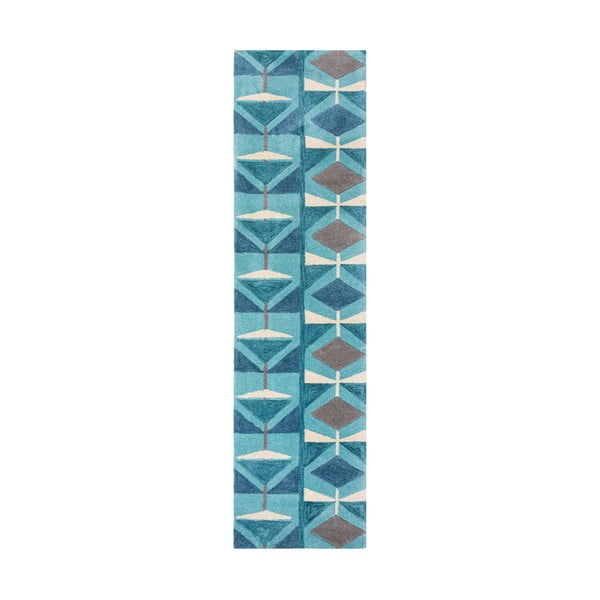 Niebieski chodnik Flair Rugs Kodiac, 60x230 cm