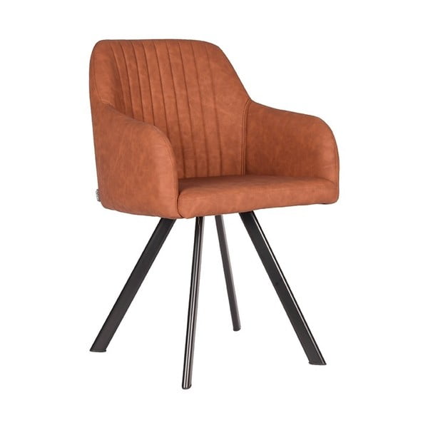 Karmelowobrązowe krzesło do jadalni LABEL51 Floor