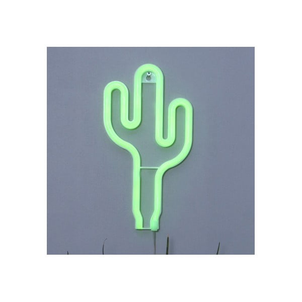 Zielona dekoracja świetlna LED Best Season Cactus Neonlight