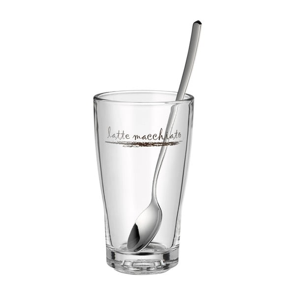 Szklanki z łyżeczkami w kolorze srebra zestaw 6 szt. 280 ml – WMF-image-2