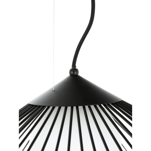 Czarna lampa sufitowa Westwing Collection Silvan-image-2