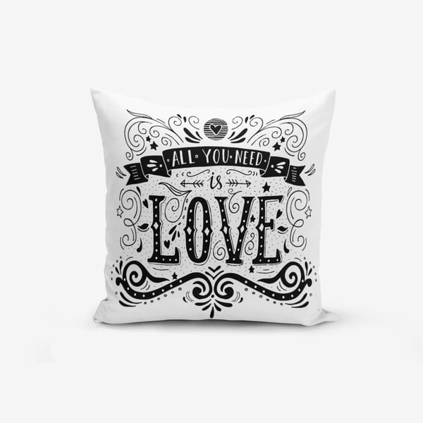 Poszewka na poduszkę z domieszką bawełny Minimalist Cushion Covers Hearth, 45x45 cm