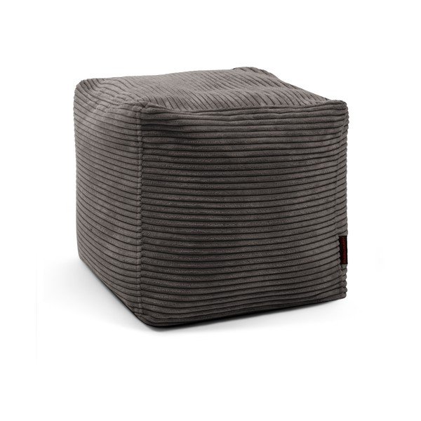 Ciemnoszary sztruksowy worek do siedzenia Up! MooG – SLOWDOWN