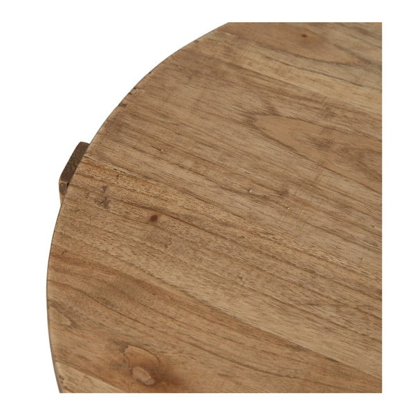 Okrągły stolik z litego drewna mindi ø 40 cm Dala – Ixia-image-2