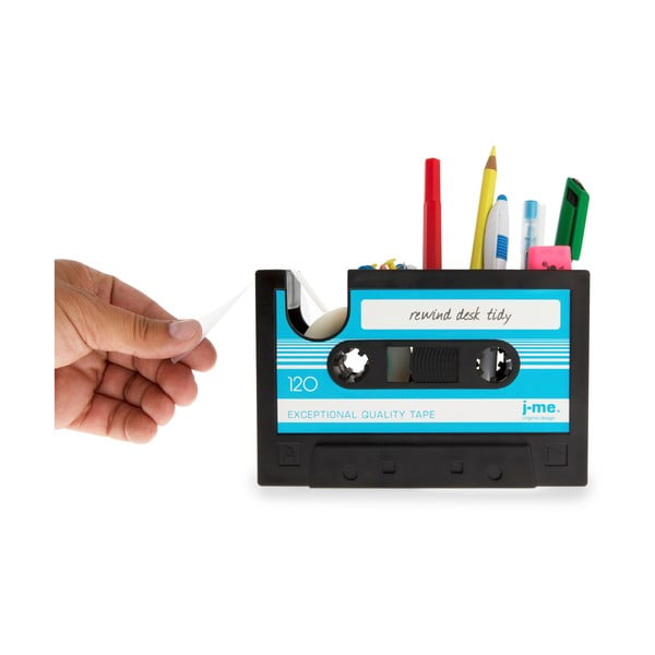 Niebieski organizer biurowy J-Me Rewind-image-1