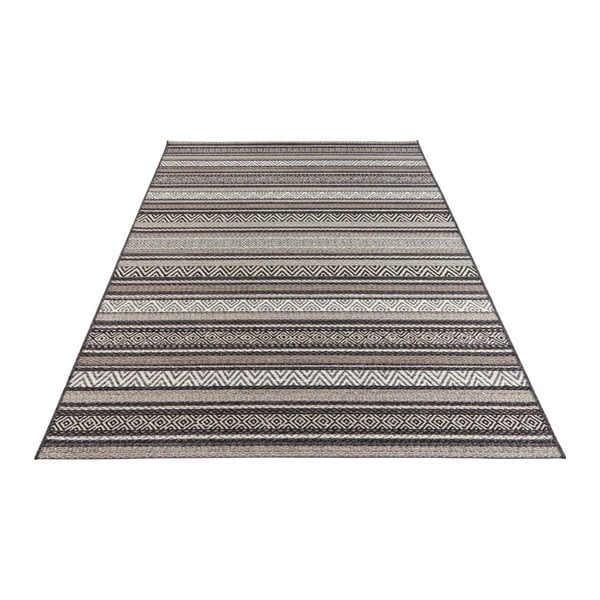 Czarno-brązowy dywan odpowiedni na zewnątrz Elle Decoration Bloom Rodez, 80x150 cm-image-4