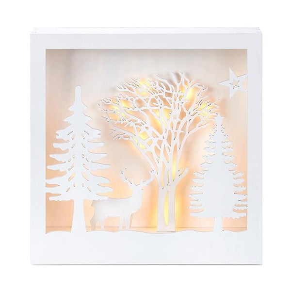 Biała świąteczna dekoracja świetlna Folkabo – Markslöjd