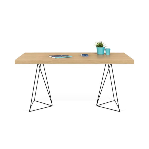 Stół z czarnymi nogami TemaHome Multi, 160x90 cm-image-2