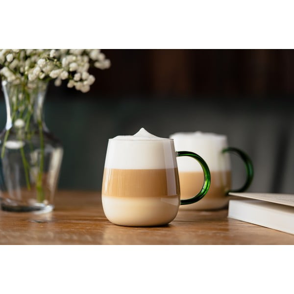 Kubki do cappuccino zestaw 2 szt. 400 ml Bolla – Vialli Design-image-1