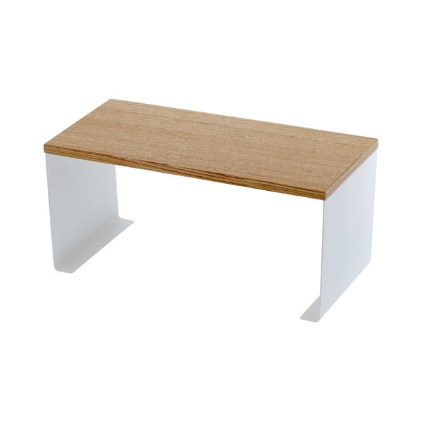 Biało-naturalna metalowa dodatkowa półka 30,5x14 cm Tosca – YAMAZAKI