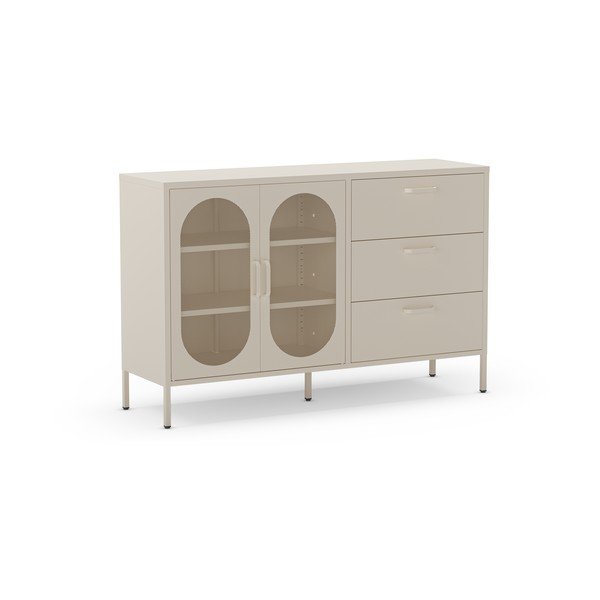 Kremowa komoda 140x90 cm Diora – Marckeric-image-2