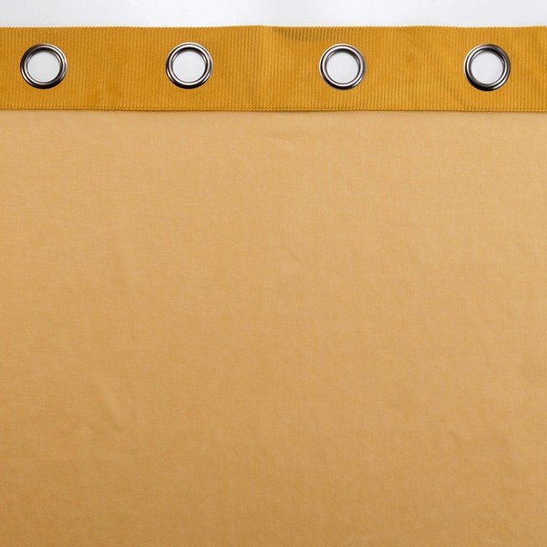 Żółta firanka z woalu 140x240 cm Casual – douceur d'intérieur-image-3