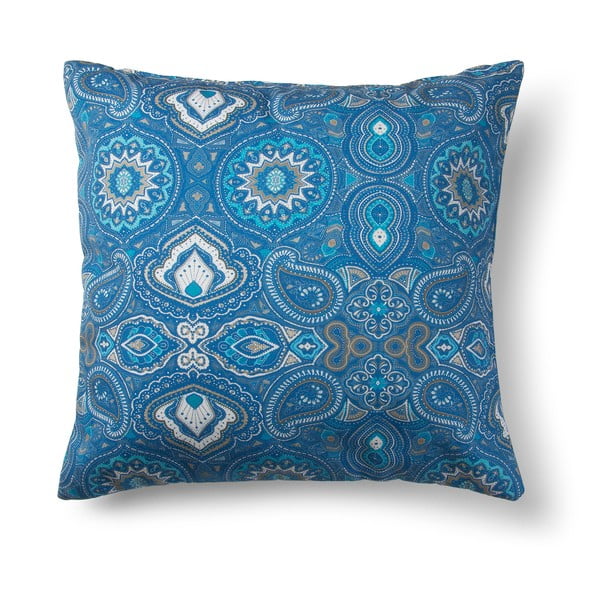 Niebieska poszewka na poduszkę La Forma Bleu, 45x45 cm