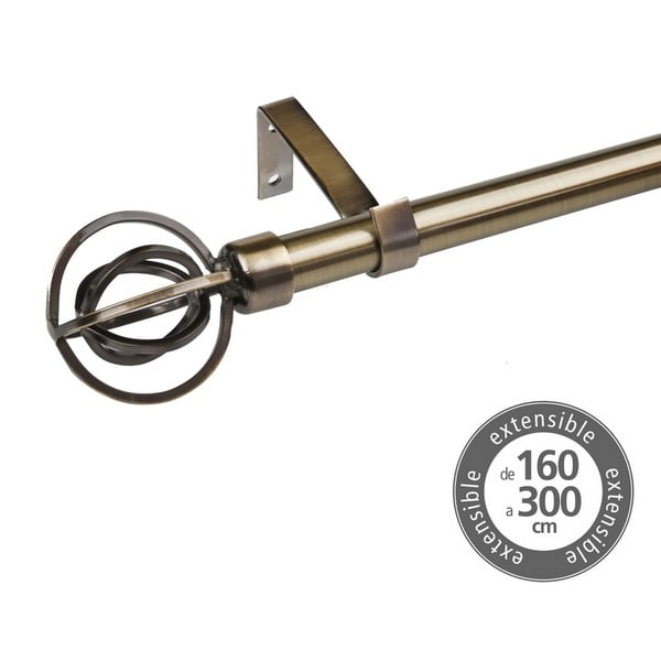 Metalowy regulowany karnisz 160 - 300 cm – Casa Selección-image-1