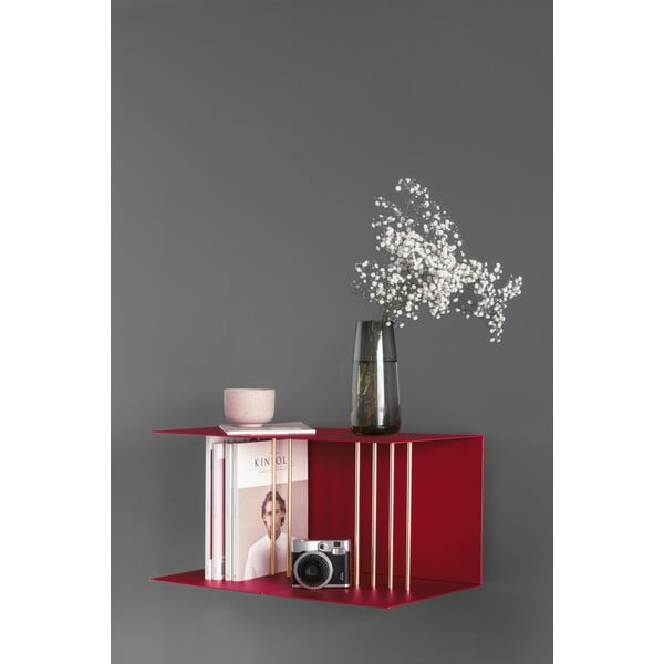 Czerwona metalowa półka Teaser – UMAGE-image-1