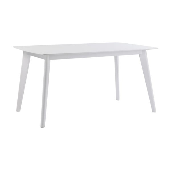 Biały stół dębowy Folke Sylph, dł. 150 cm