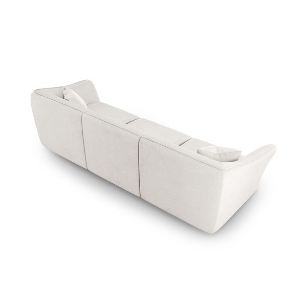 Biała sofa z materiału bouclé 292 cm Tokyo – Cosmopolitan Design-image-2