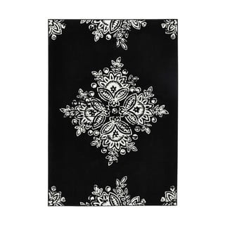 Czarno-biały dywan Hanse Home Gloria Blossom, 160x230 cm