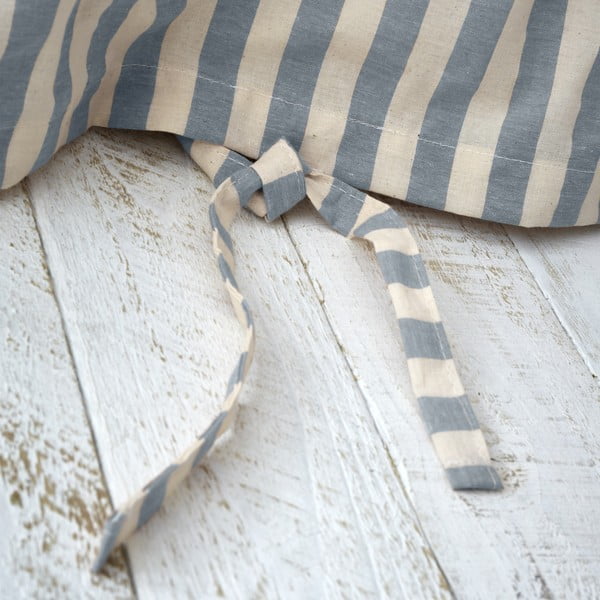 Niebieska pościel dwuosobowa 200x200 cm Zanzibar Stripe – Pineapple Elephant-image-3