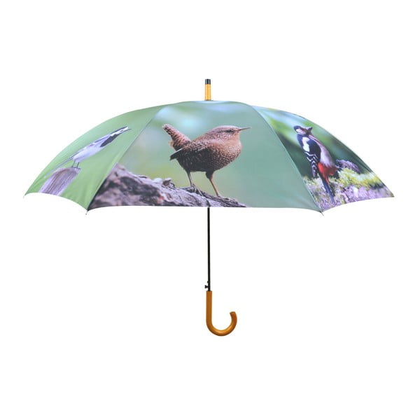 Parasol z motywem ptaków Esschert Design, Ø 120 cm