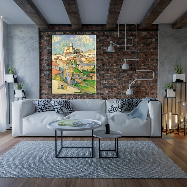 Obraz – reprodukcja 50x70 cm Gardanne, Paul Cézanne – Fedkolor-image-1