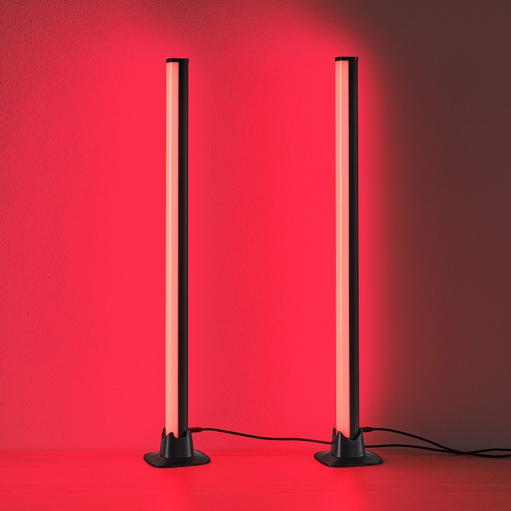 Czarna metalowa lampa stołowa LED (wysokość 55 cm) Boy – Reality (zdjęcie 4)