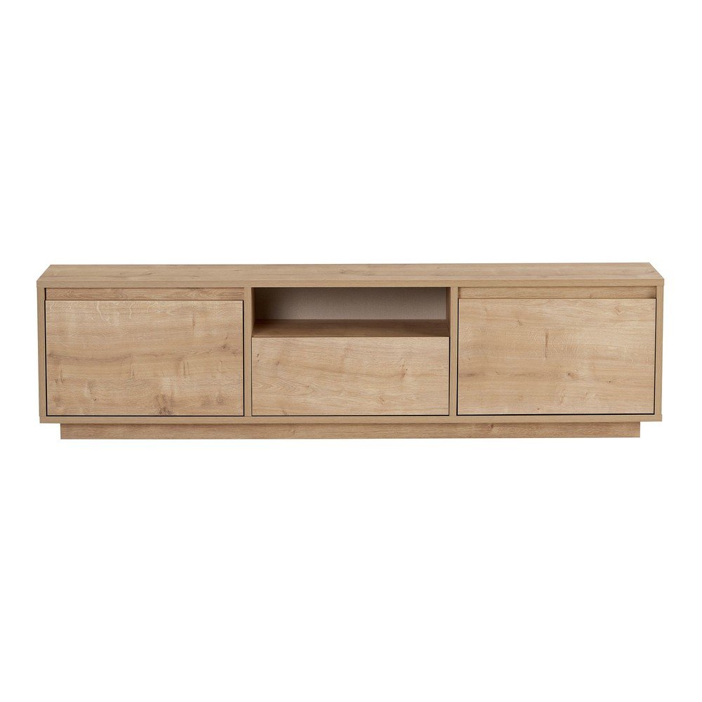 Szafka pod TV w dekorze dębu w naturalnym kolorze 160x42x30 cm Sentinel – Kalune Design (zdjęcie 3)