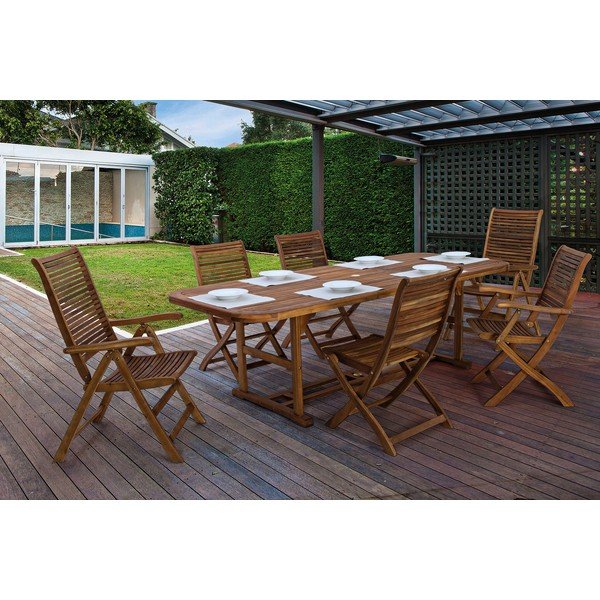 Drewniane krzesło ogrodowe w naturalnym kolorze Noemi – Bizzotto-image-4