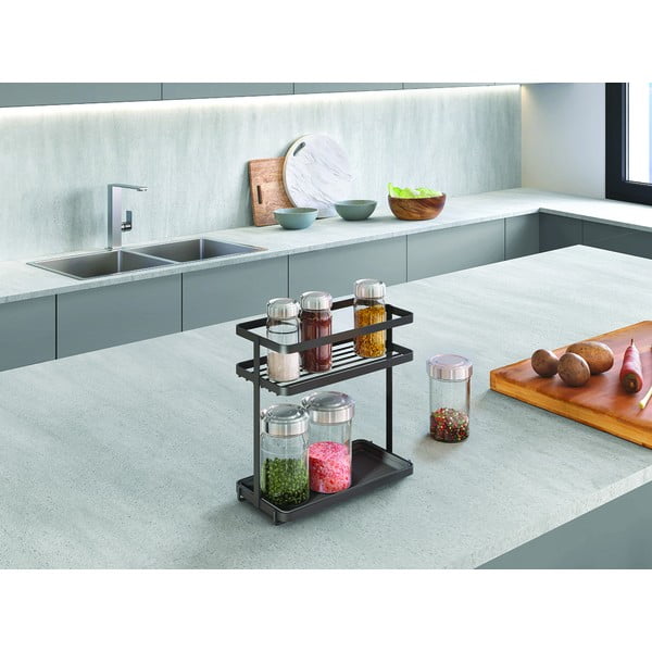 Organizer ze stali nierdzewnej na przyprawy Tokyo Lava – Metaltex-image-1